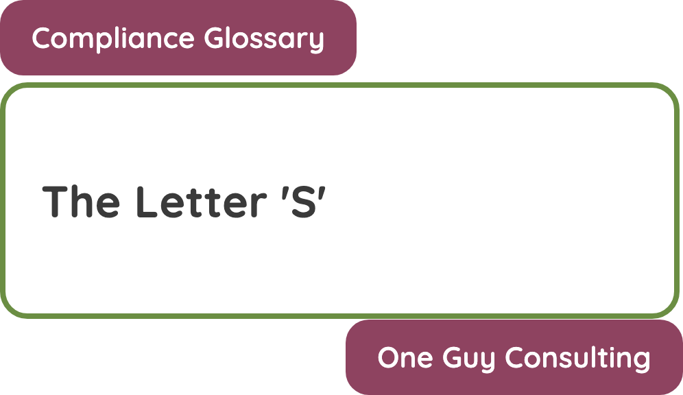 Letter S